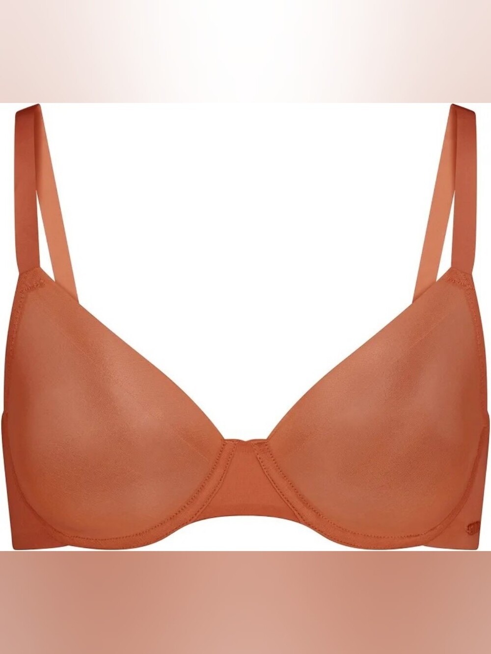 SKIMS Fits Everybody Unlined Demi Bra In Bronze
